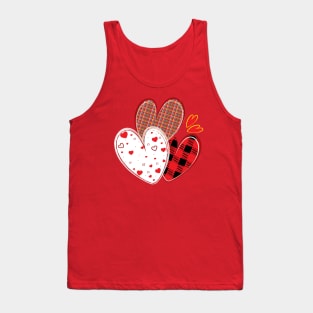 Valentines Day Cute Love Hearts Tank Top